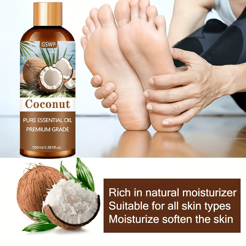 GSWP Kokosnuss Ätherisches Öl, Unisex, für Haut und Haare - Bild 5