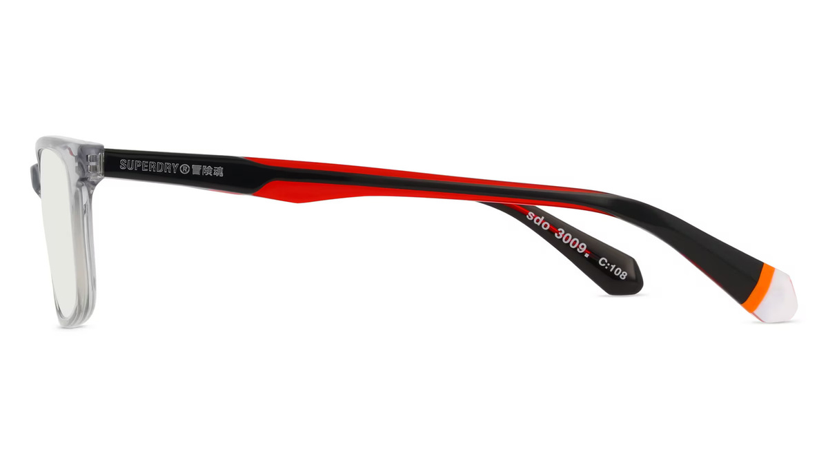Superdry SDO 3009 Korrektionsbrille, Vollrand, Quadratisch, Metall, grau, Damen - Bild 1