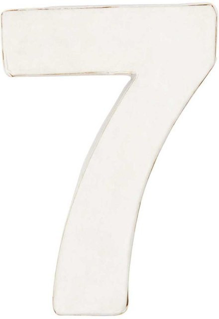 Rico Design 3D Pappzahl 7 für die Tischdekoration, Höhe: 7 cm, Breite: 2,5 cm - Bild 1