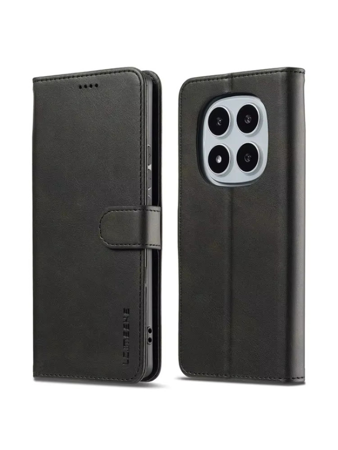 Xiaomi Flip-PU-Lederhülle als Brieftaschen-Kartenhülle für Redmi Note 15 Pro 4G 5G, Redmi Note 14 und Redmi Note 13 Pro 4G 5G, stoßfest, in Schwarz oder Braun - Bild 6