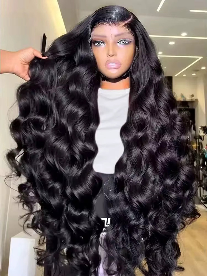 Happy Monday Lace Frontal Perücke Body Wave Echthaar, 30-32 Zoll, Damen - Bild 5