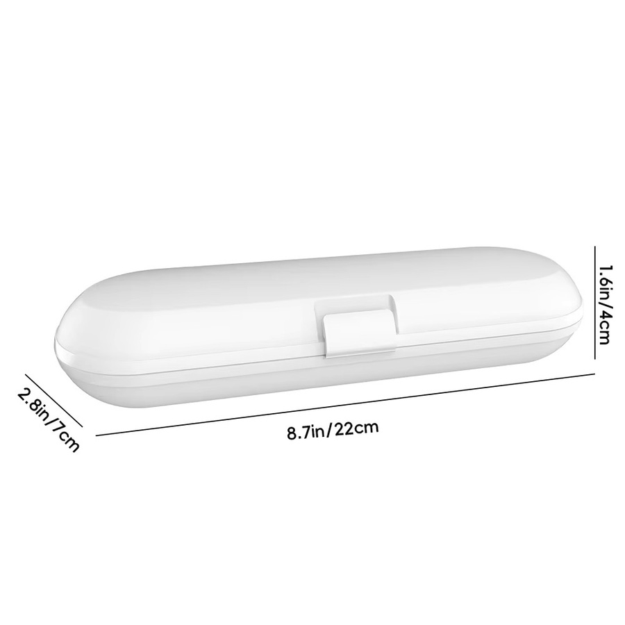 Tragbares Zahnbürsten-Reiseetui für elektrische Zahnbürsten von Philips Sonicare und Oral B in Schwarz oder Weiß - Bild 4