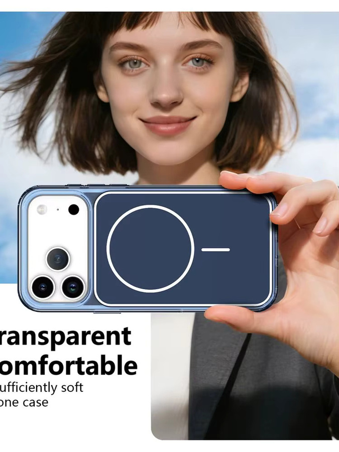 Xeber MagSafe Magnetische Schutzhülle für iPhone 17 Air 16 Pro Max 15 14 13 12 Stoßfeste Hartschale Transparent - Bild 6