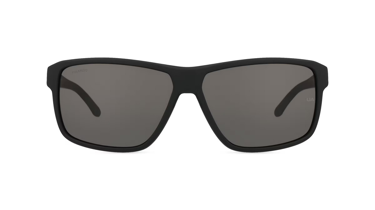 Under Armour UA KICKOFF/F Sonnenbrille, Herren, Vollrand, Quadratisch, Kunststoff, schwarz, grau - Bild 1
