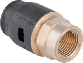 Geberit Übergang PushFit d 20mm x Rp 1/2 Zoll mit Innengewinde aus Messing - Bild 1