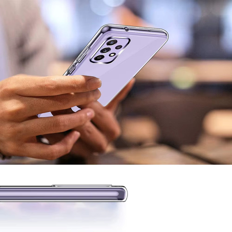 Transparente Kristall-Silikonhülle für Samsung Galaxy A-Serie (A11, A12, A13, A22, A23, A31, A32, A33, A41, A51, A52, A52S, A53, A71, A72, A73) - Bild 3