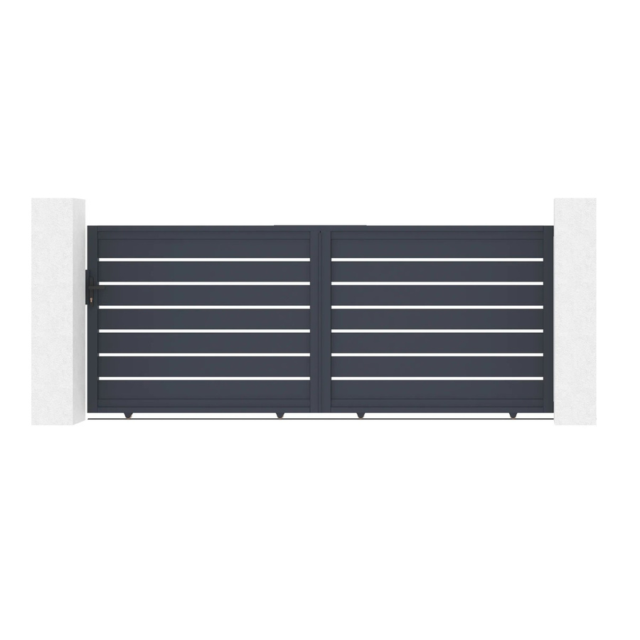 Casanoov Elektrisches Schiebetor Vogel in Anthrazit mit Schiebetorantrieb Ranger C300 aus Aluminium, B: 350 cm, H: 140 cm - Bild 2