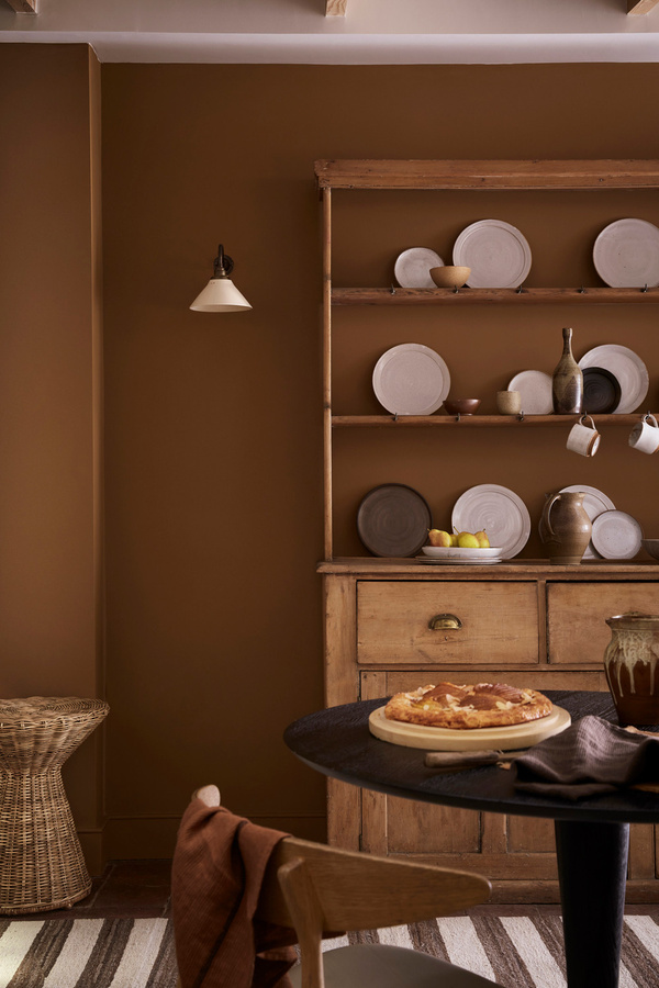 Little Greene Intelligent Matt Emulsion Paint Galette 340 Farbe Orange-Braun 5 l - Bild 1