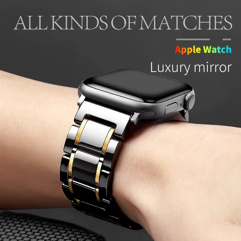 Uhrenarmband Keramik-Metall, Unisex - Bild 3