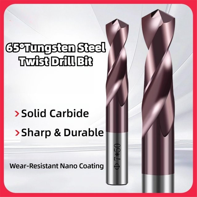 TG Spiralbohrer Set aus Wolframstahl mit 65 Grad Hartmetallspitze für Metall, Edelstahl und Eisen, Bohrgrößen 1–20 mm - Bild 1