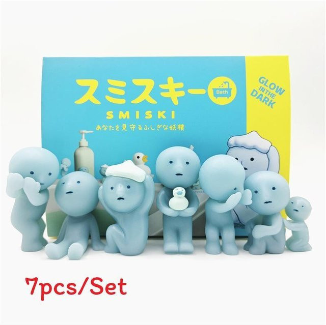 Smiski Geisterfiguren Nachtlicht PVC-Figuren Set - Bild 1