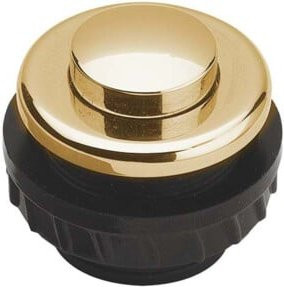 Grothe Klingeltaster rund aus Messing in Gold PROTACT 340 GO - Bild 1