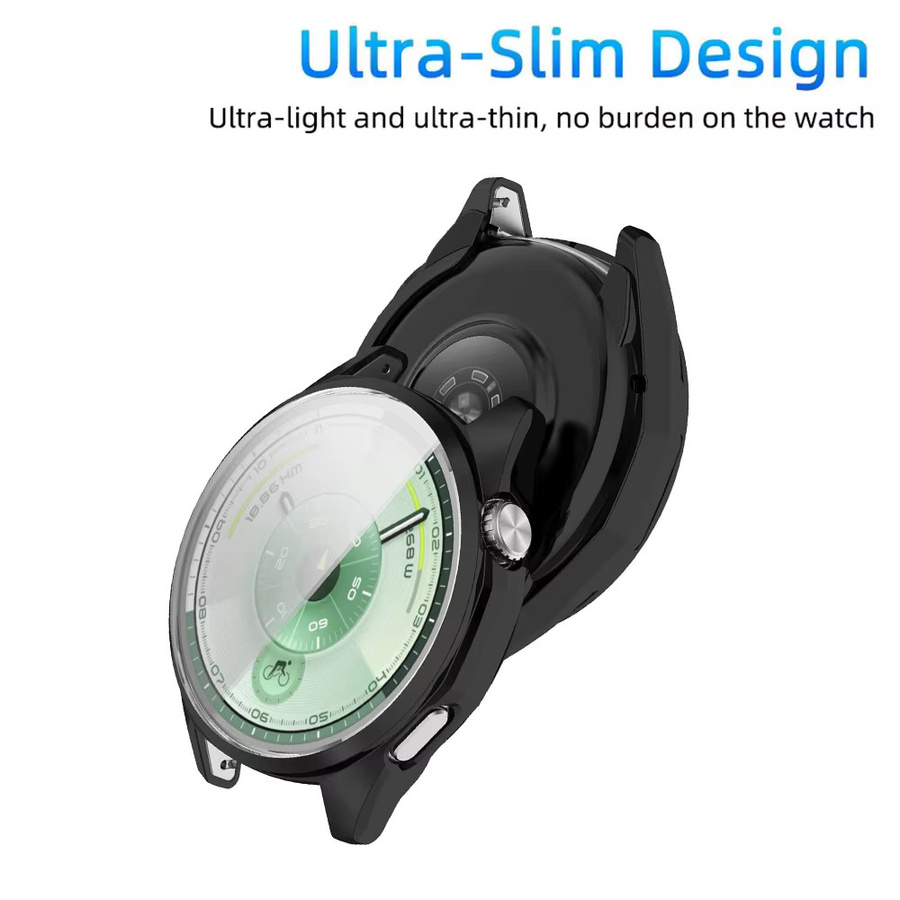 Silikon-TPU-Hülle für Huawei Watch GT 6 46 mm, Schwarz, Unisex - Bild 4