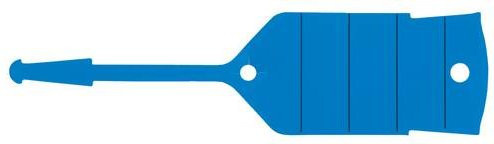 KS Tools Schlüsselanhänger aus Kunststoff Blau 500 Stück - Bild 1