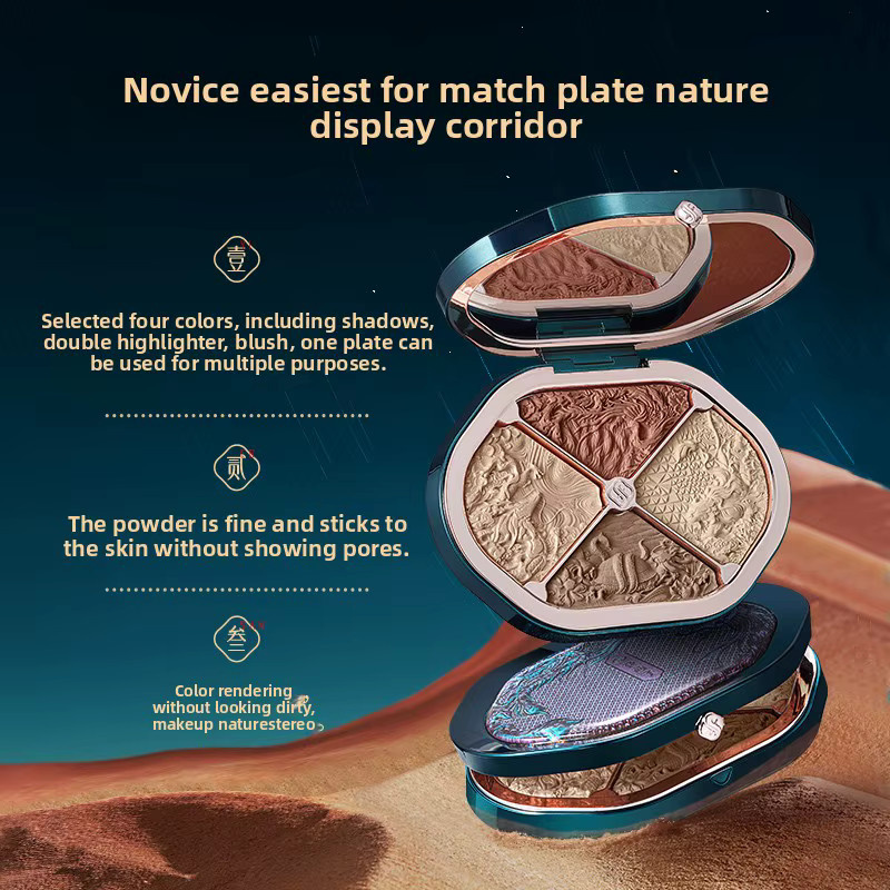 FLORASIS Schimmernde Puder-Konturpalette, Unisex - Bild 2