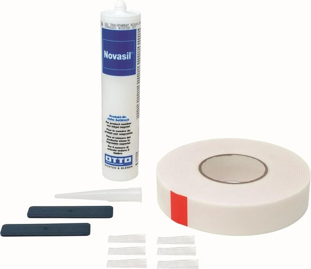 Schulte Montageset Kleber für DecoDesign Duschrückwand, transparent - Bild 1