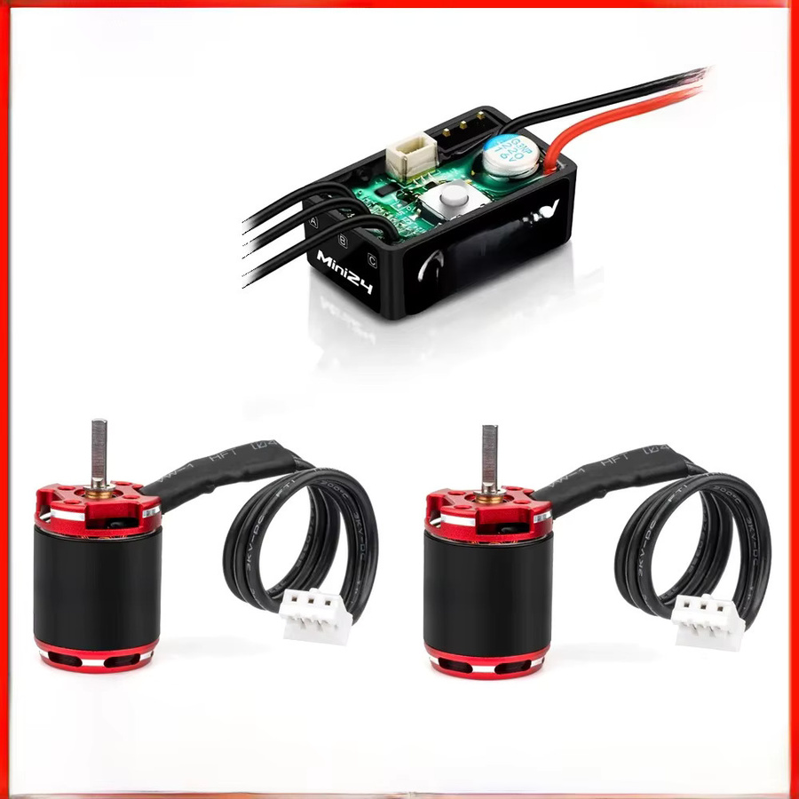 Hobbywing QuicRun WP Mini24 25A mit 1621 3200KV/3600KV RC Außenläufermotor-Kombination - Bild 4