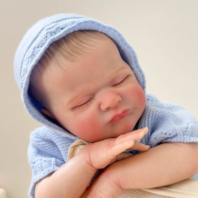 NPK Quinlyn Neugeborene Baby Puppe, 20inch, schlafend, 3d Malerei - Bild 1