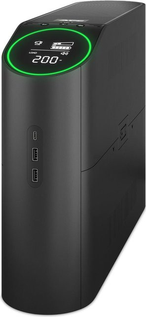 APC Back-UPS Pro USV Tower BGM2200B-GR mit RGB-Beleuchtung, 2200 VA / 1320 Watt, 230 V, Schwarz - Bild 1