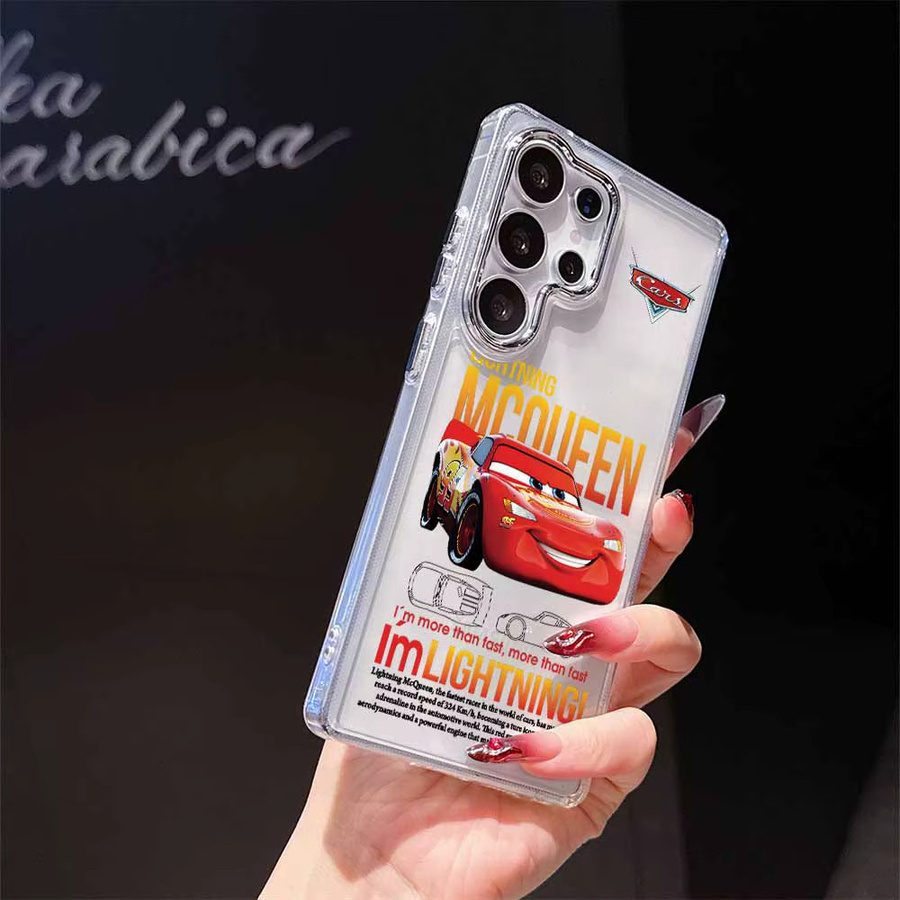 Lightning M-cQueen 95 Transparente Weiche Handyhülle für Samsung Galaxy S26 S25 S24 S23 S22 S21 S20 Edge FE Ultra Plus - Bild 1