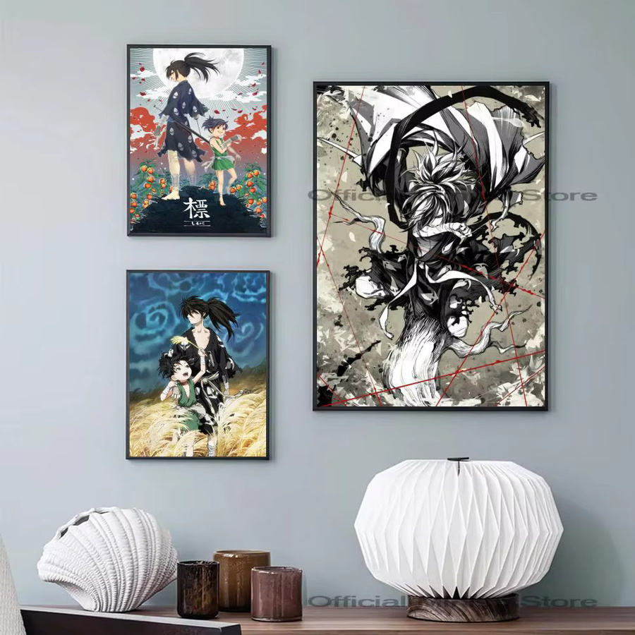 Dororo Hyakkimaru Anime Wandposter Selbstklebend Wasserfestes Papier für Wanddekoration Multicolor - Bild 2