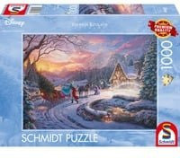 Schmidt Spiele Disney Dreams Collection Cinderella Bringing Home the Tree Puzzle von Thomas Kinkade Studios - Bild 1