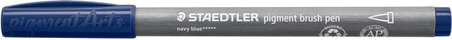 Staedtler Pigment Brush Pen in Marineblau - Bild 1