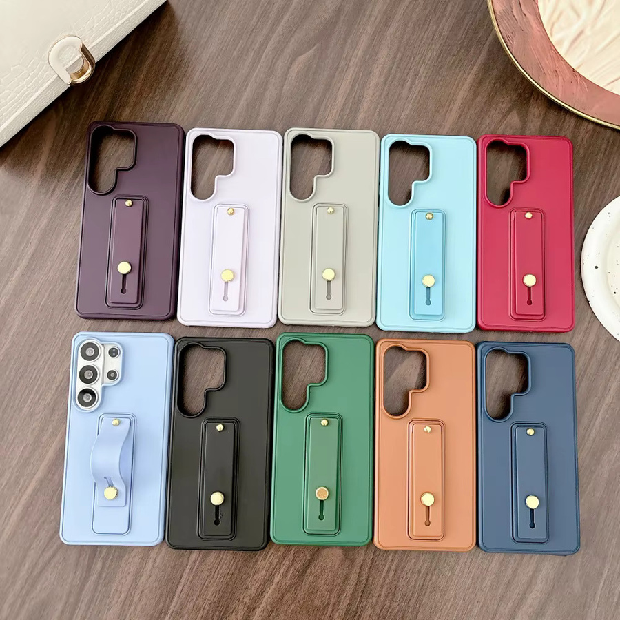 Luxuriöse Handgelenkriemen-Handyhülle mit Schutzabdeckung und Stoßfänger für Samsung Galaxy S26 S25 S24 S23 S22 Ultra Plus - Bild 3