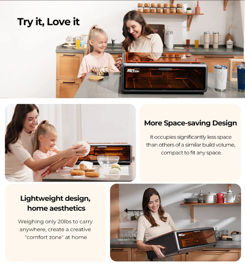 Creality Falcon A1 10W Lasergraviergerät mit intelligenter Materialerkennung, HD-Kamera und CoreXY-Bewegungssystem - Bild 6