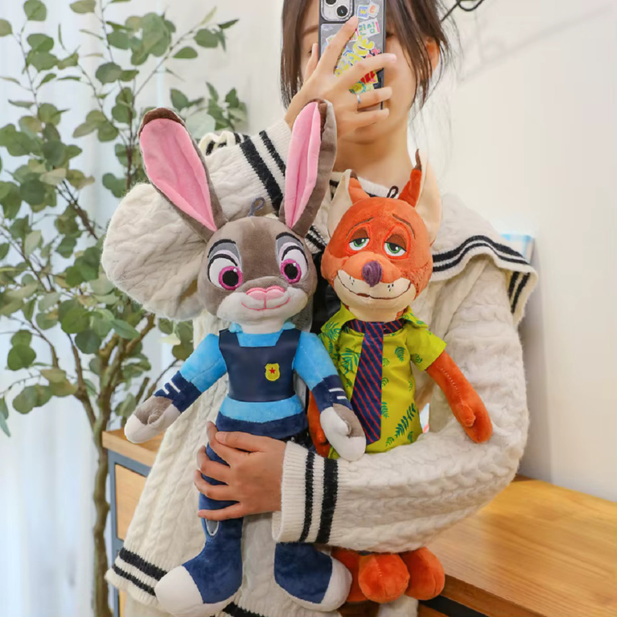 Disney Zootopia Nick Wilde und Judy Hopps Figuren, 40 cm, Set / Bundle - Bild 3