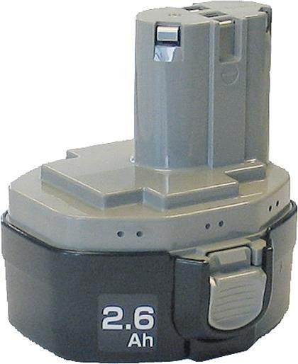 Makita NiMH Akku 1434 mit 2,6 Ah in Schwarz, Silber und Grau (193101-2) - Bild 1