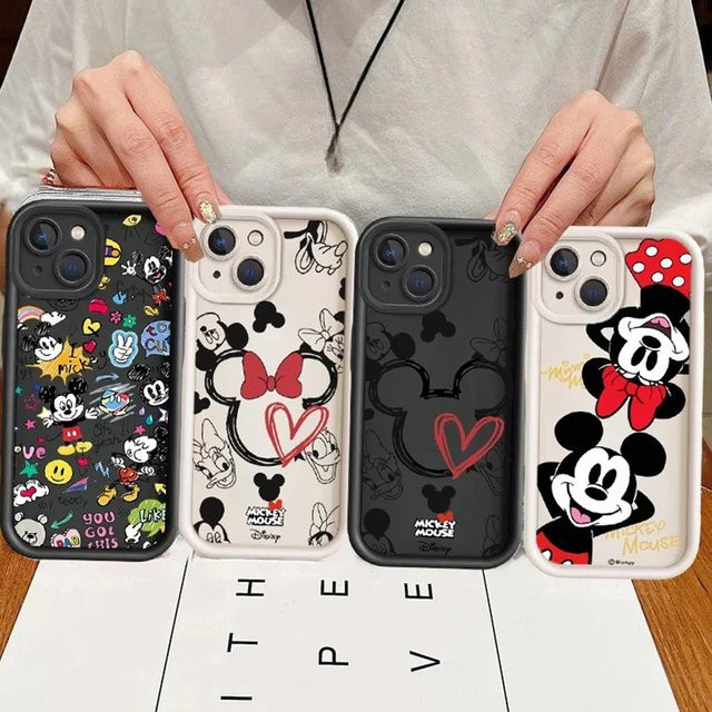 Funko Anime Mickey & Minnie Handyhülle aus weichem TPU für iPhone Modelle in Multicolour - Bild 1