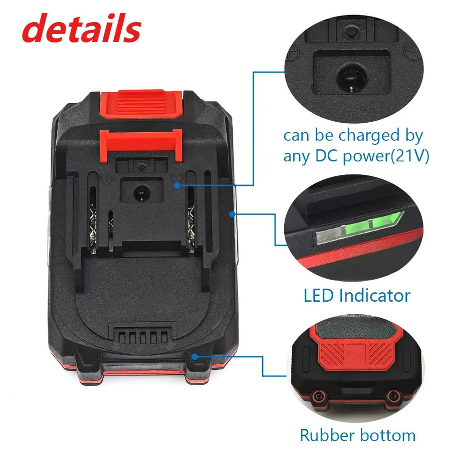 Makita Lithium-Ionen Akku für elektrische Werkzeuge kompatibel mit BL1850 und BL1840 (18V/21V) - Bild 4