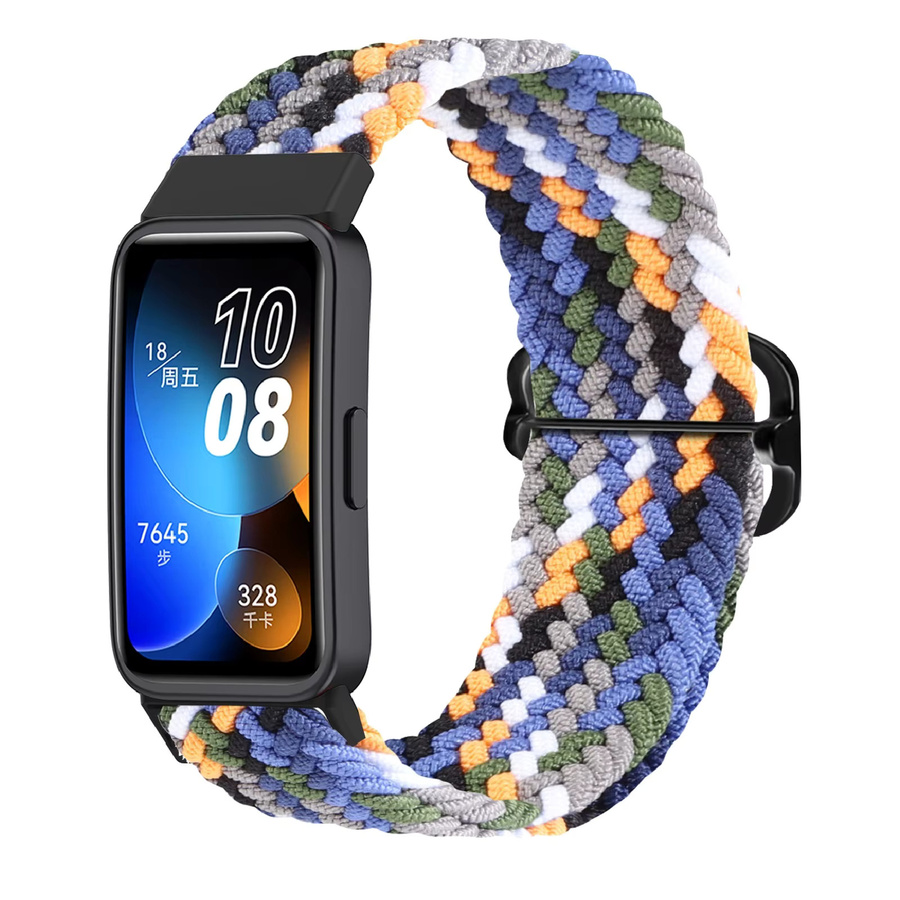 Uhrenarmband Textil, geflochten, elastisch, bunt, Unisex - Bild 3