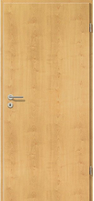 GetaDoor Zimmertür CPL Ahorn Holznachbildung, Farbe Beige/Braun, B: 98,5 cm, H: 198,5 cm, Anschlag Rechts - Bild 1