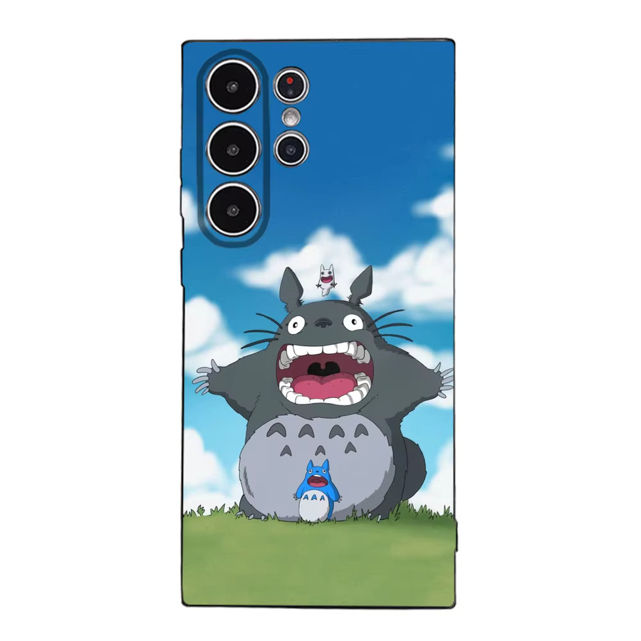 Anime Film Totoro Handyhülle für Samsung Galaxy S25 S24 S23 S22 S21 S20 Plus 5G Soft Case in Multicolour mit Anti-Rutsch-Effekt und Matt-Finish - Bild 5