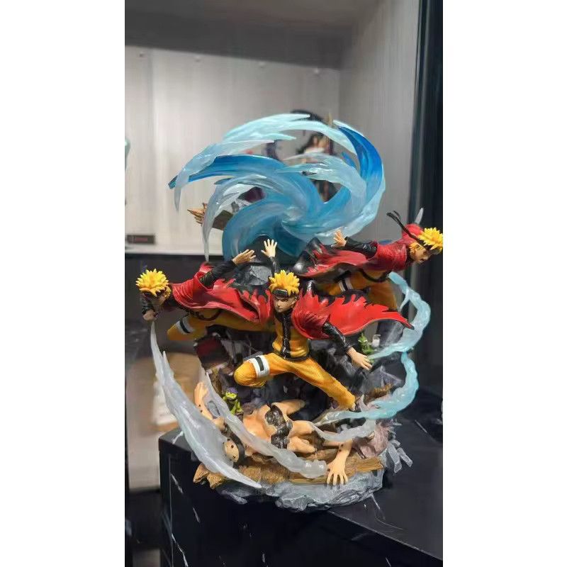 Bandai Anime Figur Uzumaki Naruto aus PVC als leuchtendes Desktop Ornament in Multicolor, Höhe: 30 cm - Bild 2