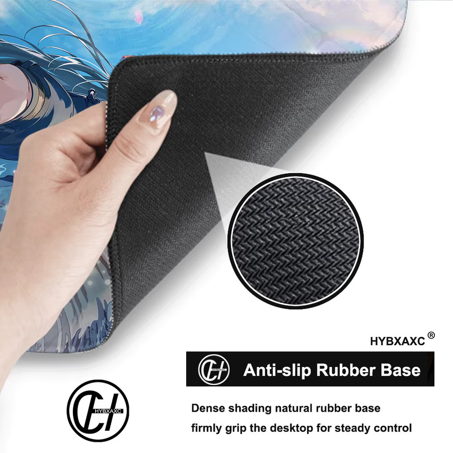 HYBXAXC Gaming Mousepad Wuthering Waves Chisa Anime Mädchen Schreibtischunterlage Multicolour - Bild 5