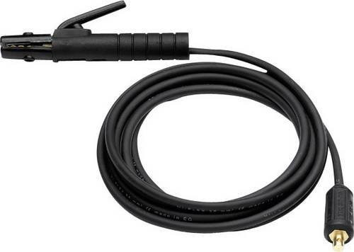 Lorch Elektrodenschweißkabel mit Elektrodenhalter und Stecker, Schwarz - Bild 1