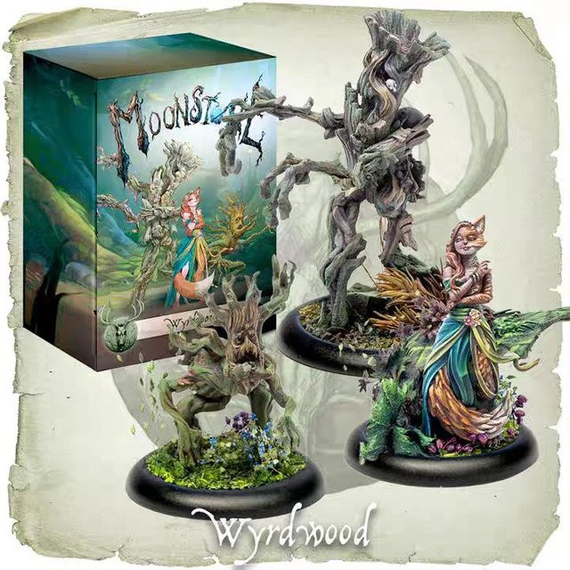 Resinking MoonStone Wyrdwood, Modellbausatz aus Kunstharz, unmontierte Skulptur - Bild 1