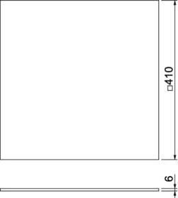 OBO Bettermann Bautenschutzmatte UniBase BSM aus Kunststoff, 6 mm - Bild 1