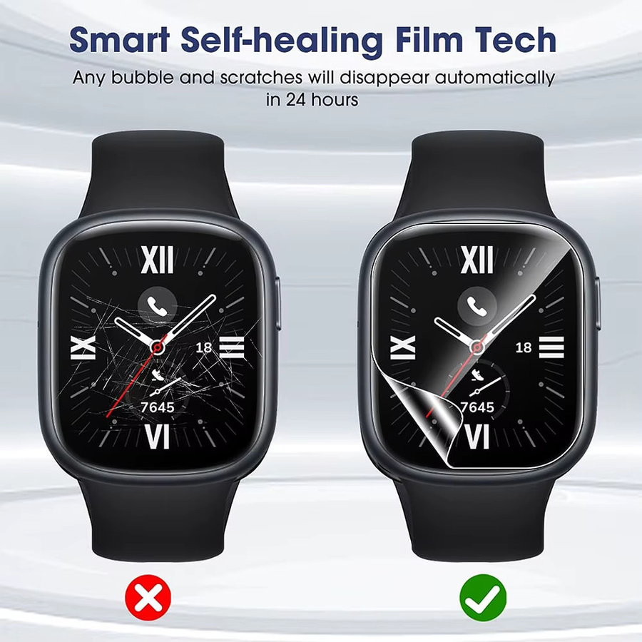 3er-Set HD Displayschutzfolie aus TPU für Huami Amazfit Bip 5 Smartwatch in Transparent - Bild 2