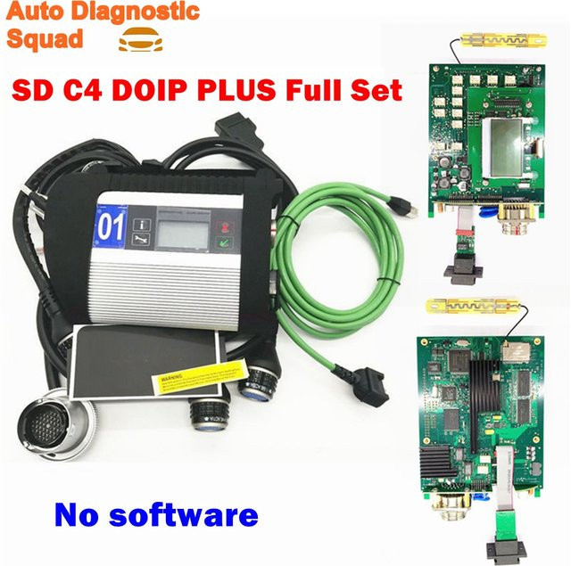 MB Star C4 Multiplexer Diagnosegerät mit DOIP-Funktion und komplettem Kabelset für die Auto- und LKW-Diagnose - Bild 1