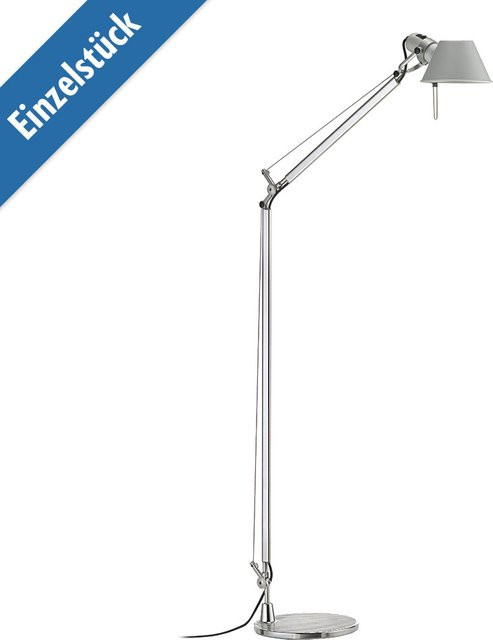 Artemide Tolomeo Lettura LED-Tischleuchte aus Aluminium in Silber mit verstellbarem Leuchtkörper und 2700K Warmweiß - Bild 1