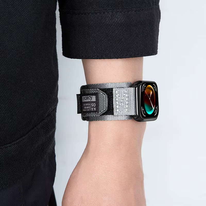 Huawei Uhrenarmband Nylon, Schwarz, für Watch Fit 4, Fit 3, Fit4 Pro - Bild 5