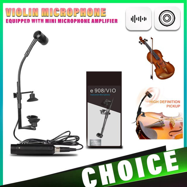 XGeS Instrumentenmikrofon für Violine und Cello in Schwarz - Bild 1
