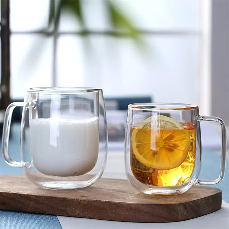 Doppelwandiger Becher aus Borosilikatglas von COOKER KinG, transparent, 250 ml - Bild 3