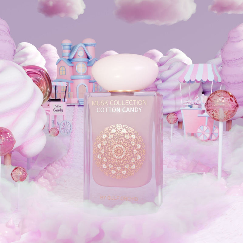 Gulf Orchid Cotton Candy Zuckerwatte Eau de Parfum Rosa 60ml - Bild 5