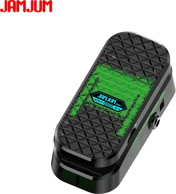 JAMJUM MP-1 Wah Volume Pedal in Schwarz mit präziser Steuerung und rutschfestem Design - Bild 1
