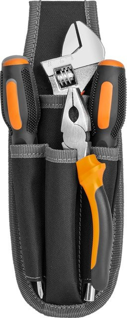 TKIGZNW Werkzeuggürtel und Werkzeugtasche in Schwarz für Handwerker und Heimwerker, B/T/H: 27,0 x 10,0 cm - Bild 1